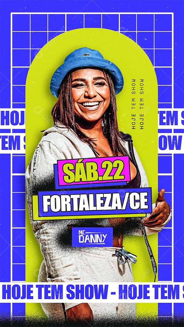 Story Flyer Hoje Tem Show Social Media PSD Editável