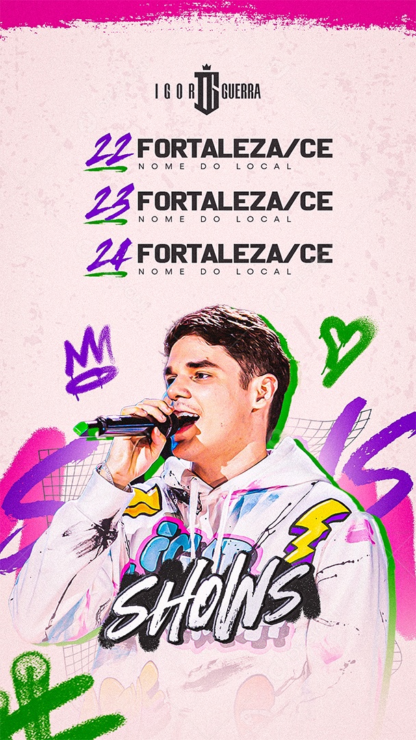 Story Flyer Shows Social Media PSD Editável