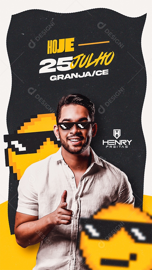 Story Flyer Agenda Julho Social Media PSD Editável