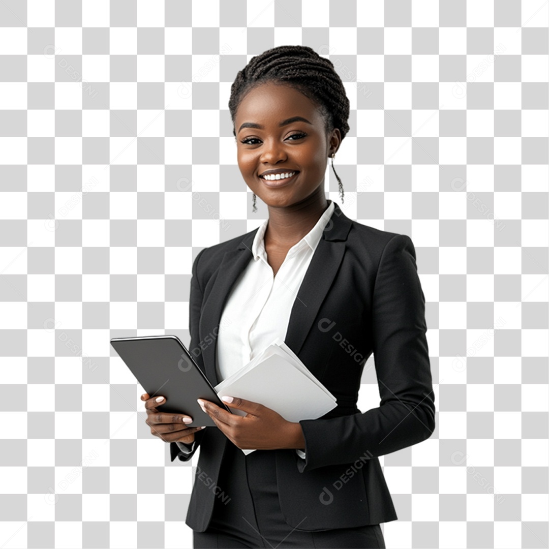 Mulher Bancária PNG Transparente