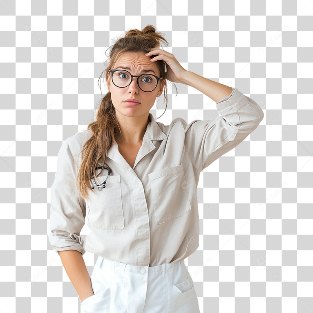 Psicóloga PNG Transparente