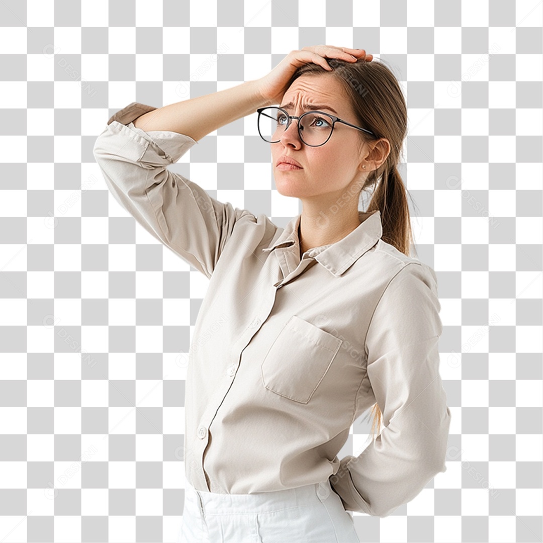 Psicóloga PNG Transparente