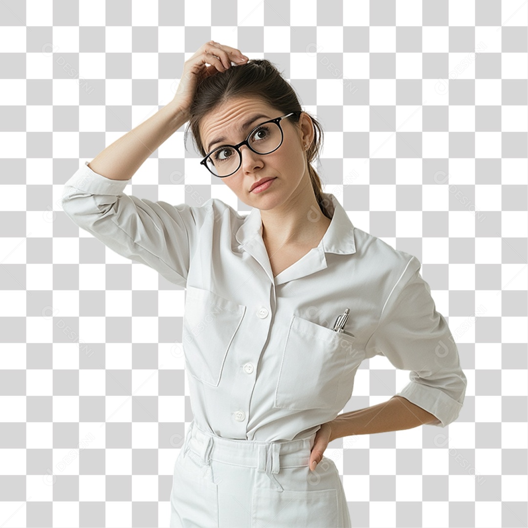 Psicóloga PNG Transparente