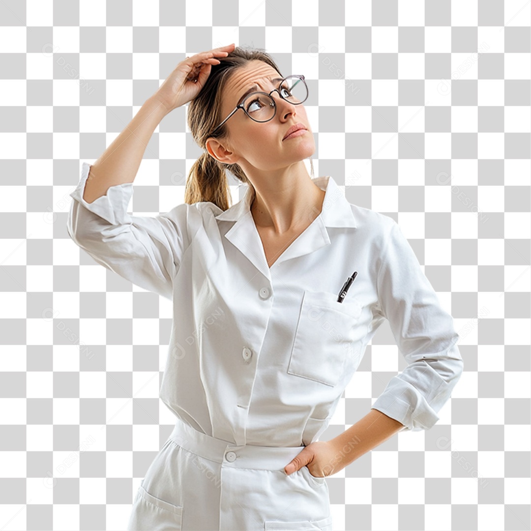 Psicóloga PNG Transparente