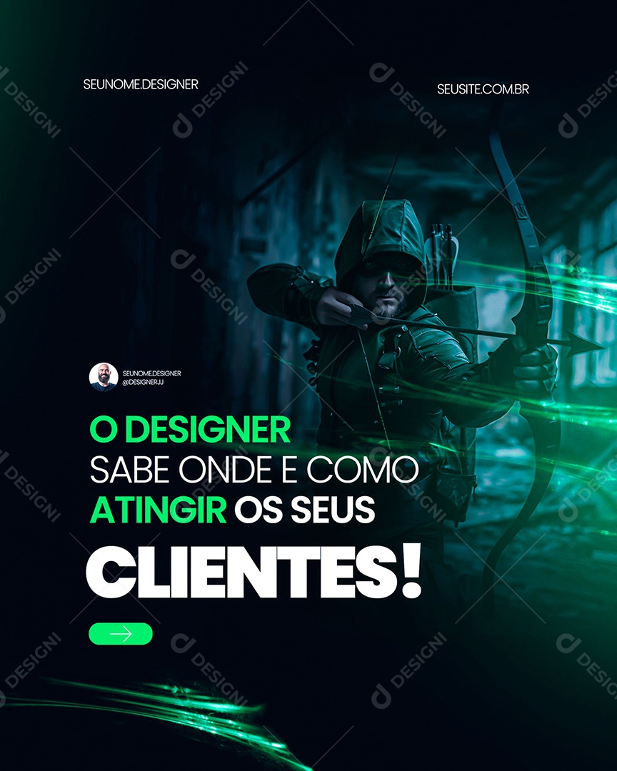 Designer Gráfico Social Media PSD Editável