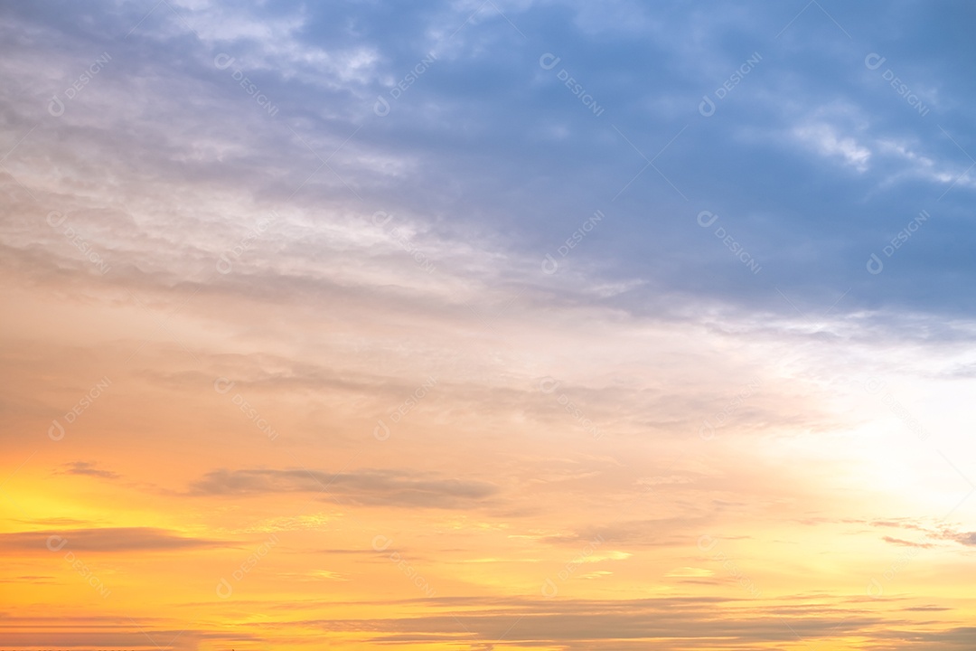 Paisagem de um lindo céu