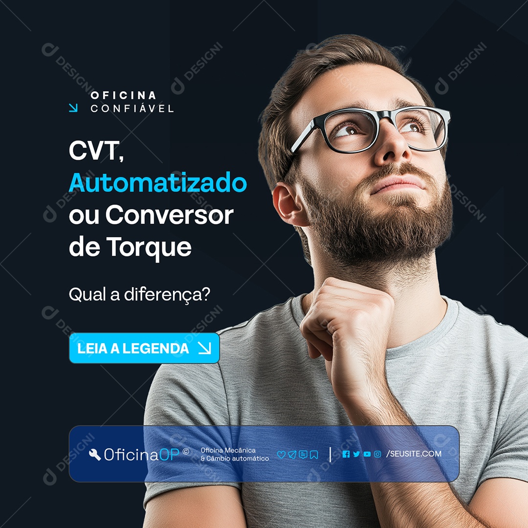 Workshop CVT Automated Social Media PSD Editable