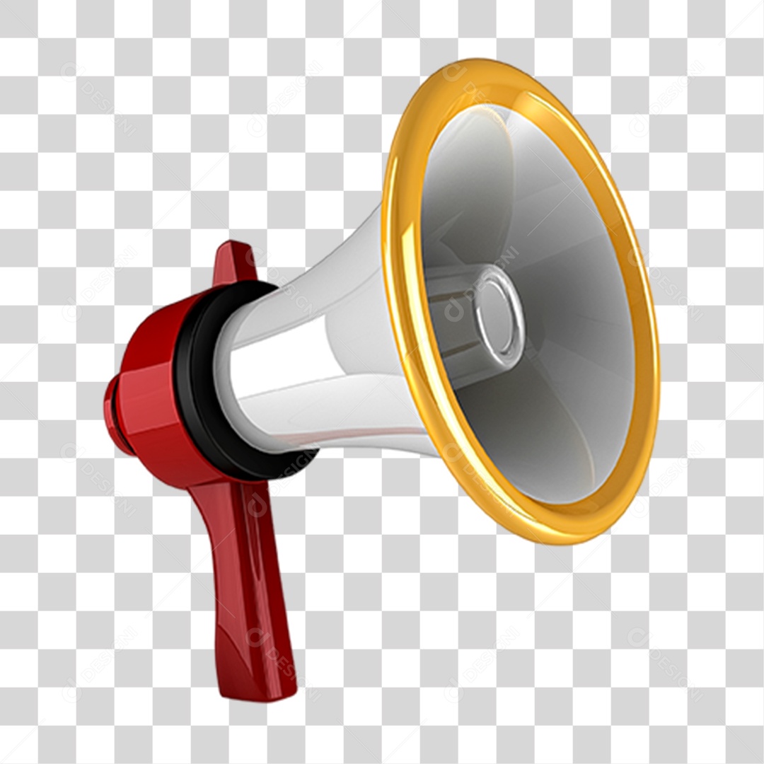 Mega Fone Alto Falante PNG Transparente
