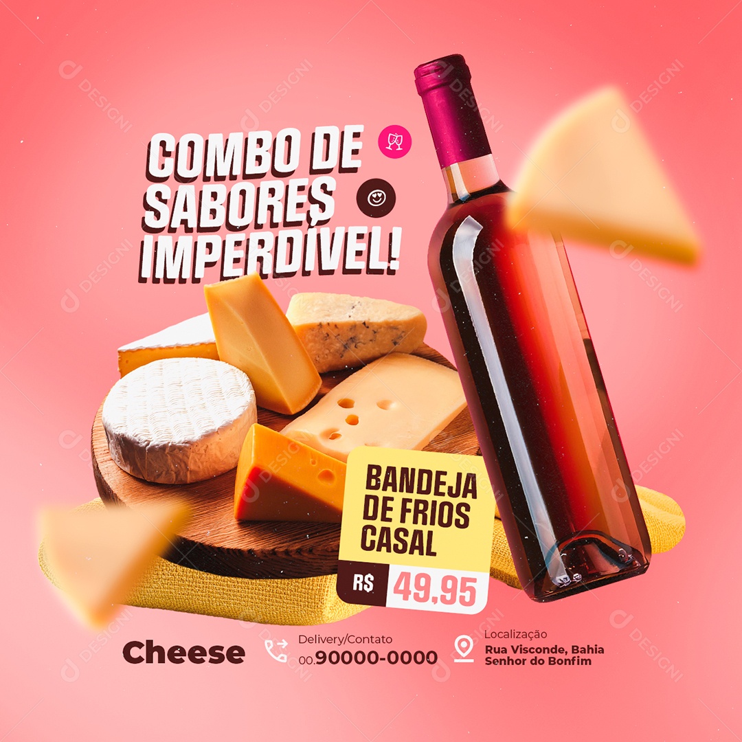 Empório Combo de Sabores Imperdível Social Media PSD Editável