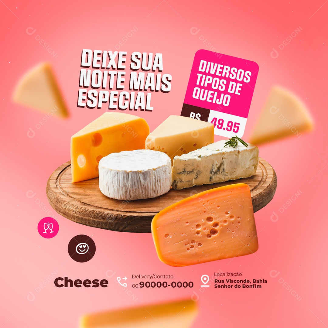 Empório Deixe sua Noite Mais Especial Social Media PSD Editável