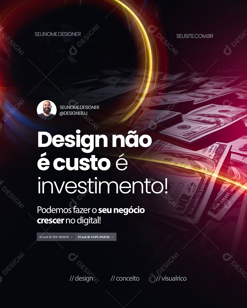Design Social Media PSD Editável