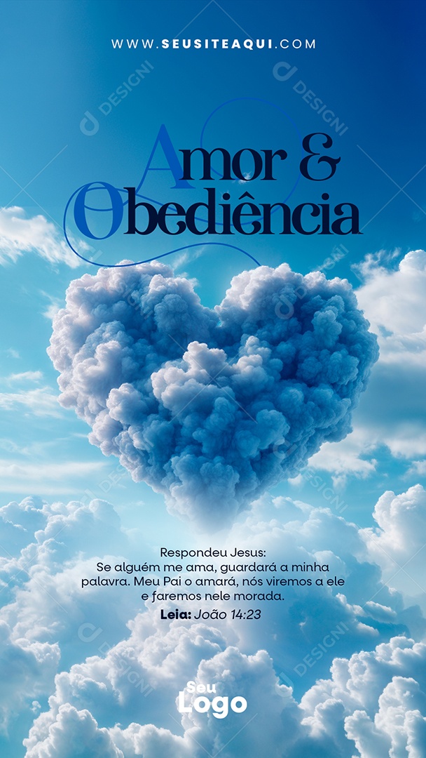 Story Amor e Obediência Social Media PSD Editável