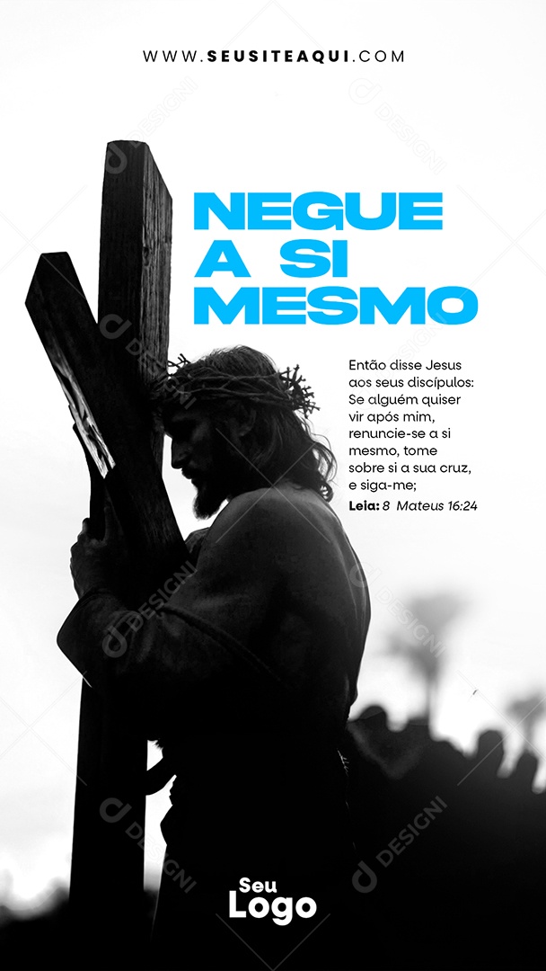 Story Negue a si Mesmo Social Media PSD Editável