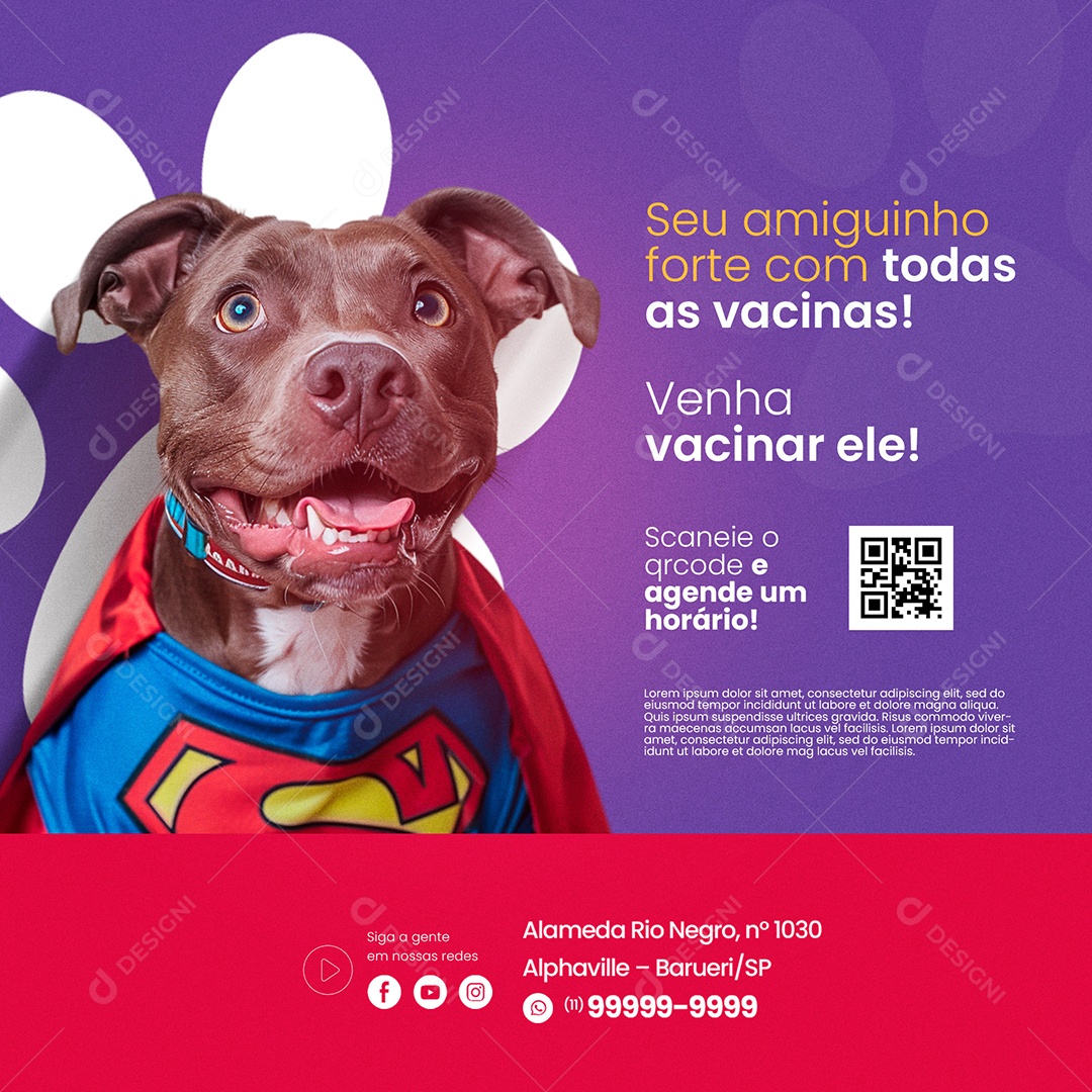 Pet Shop Social Media PSD Editável