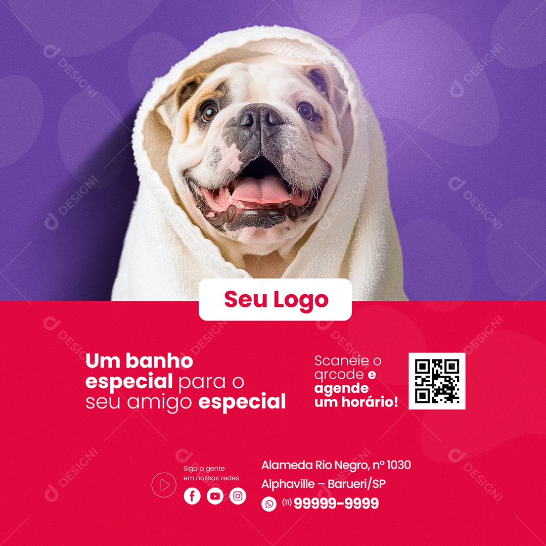 Pet Shop Social Media PSD Editável