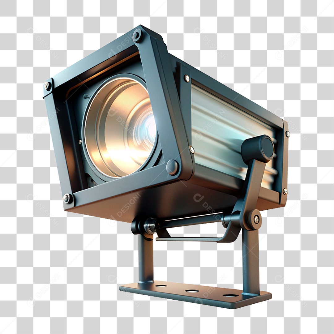 Holofote Retangular Led Luzes PNG Transparente