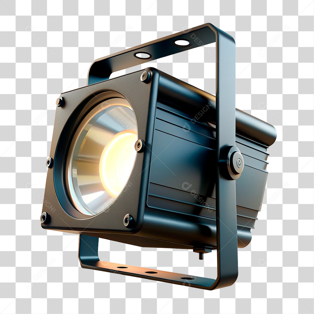 Holofote Retangular Led Luzes PNG Transparente