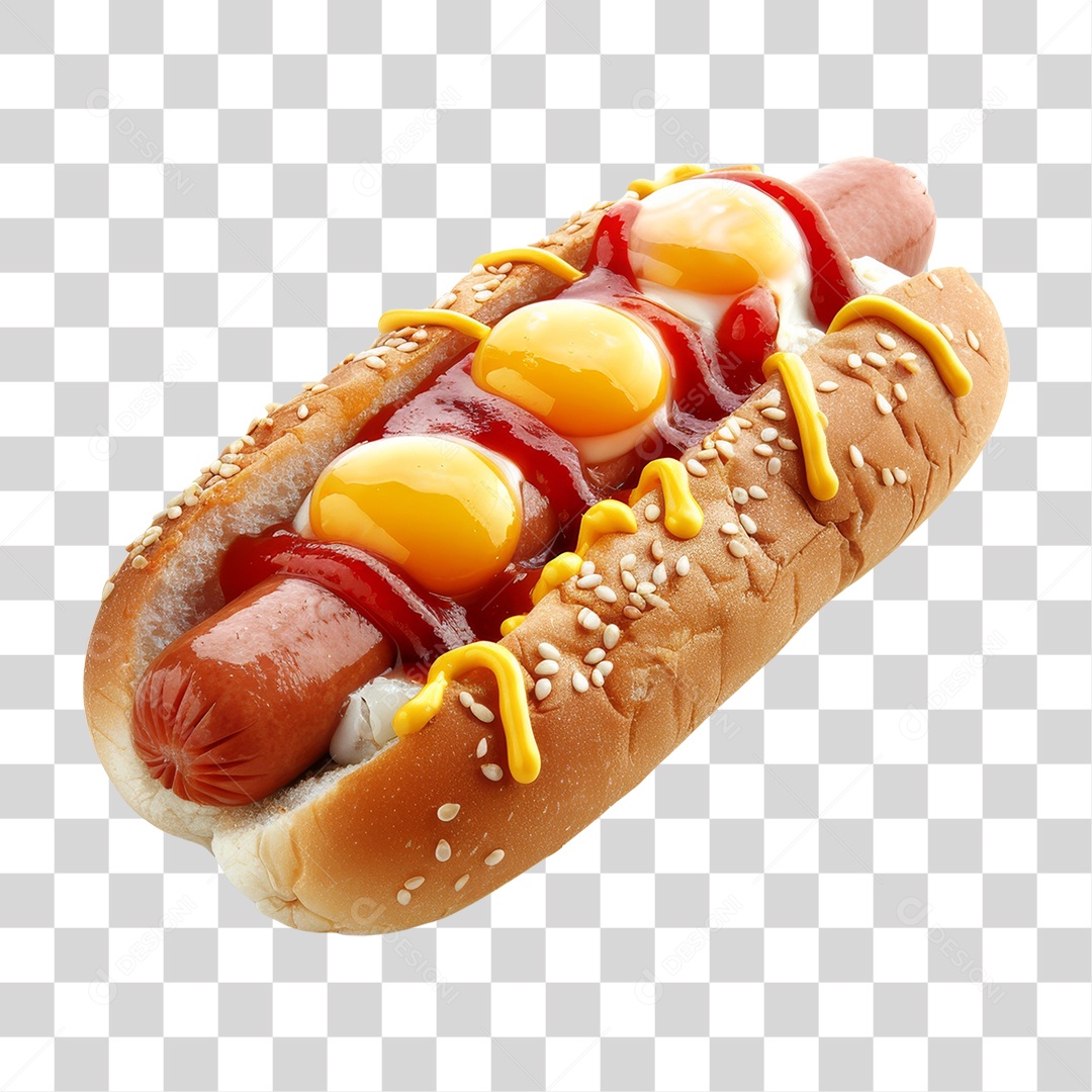 Hot-Dog Lanche PNG Transparente