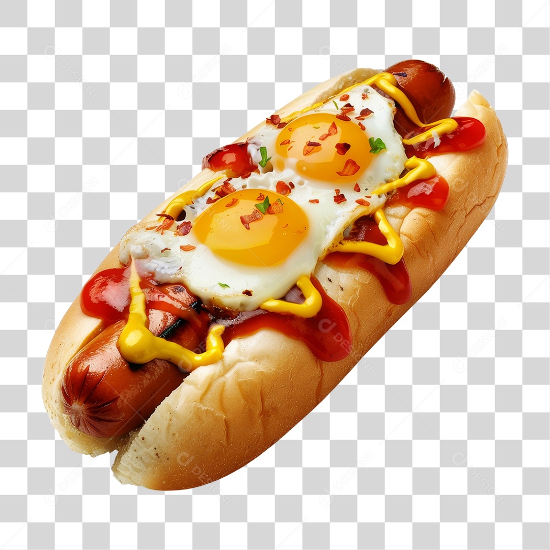 Hot-Dog Lanche PNG Transparente