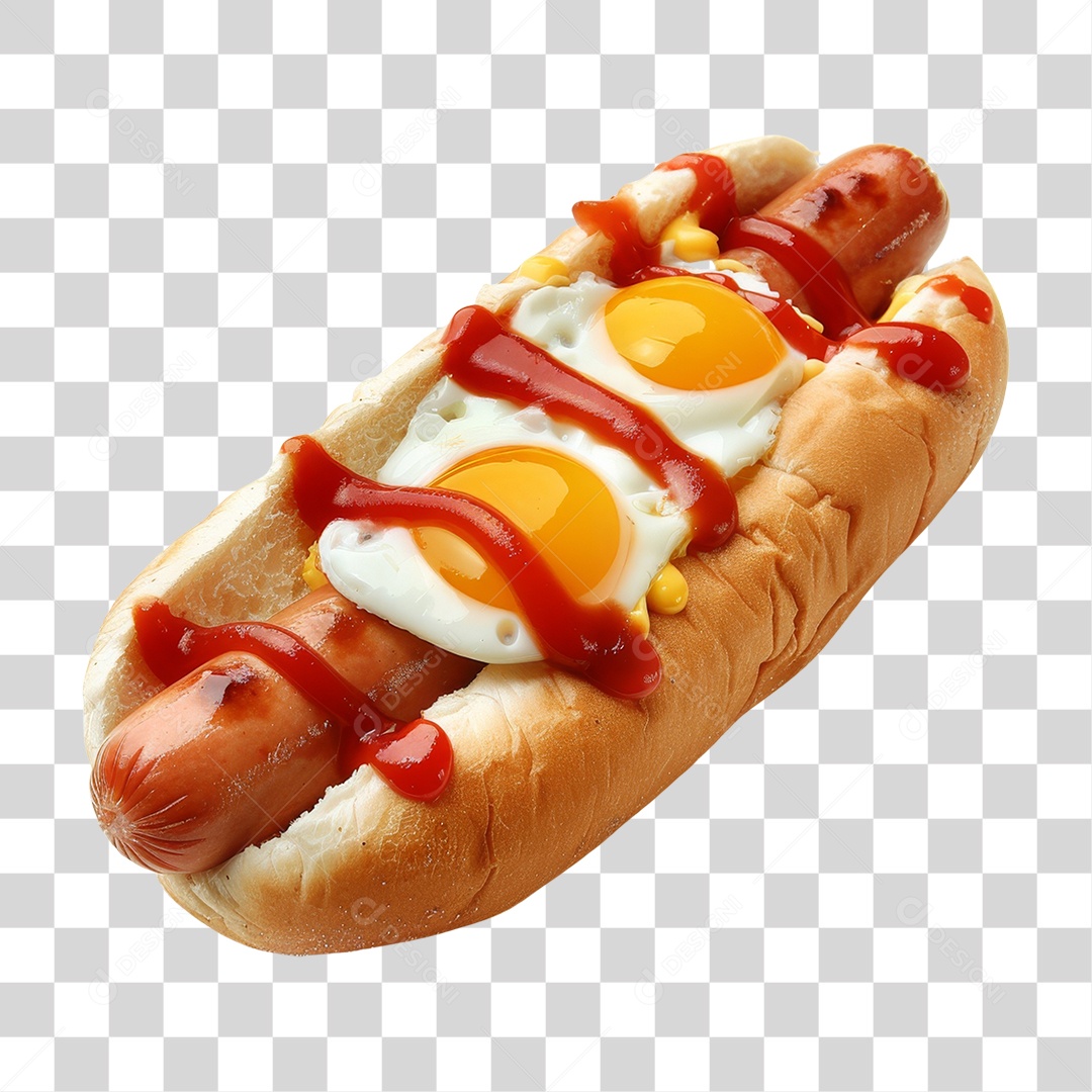 Hot-Dog Lanche PNG Transparente