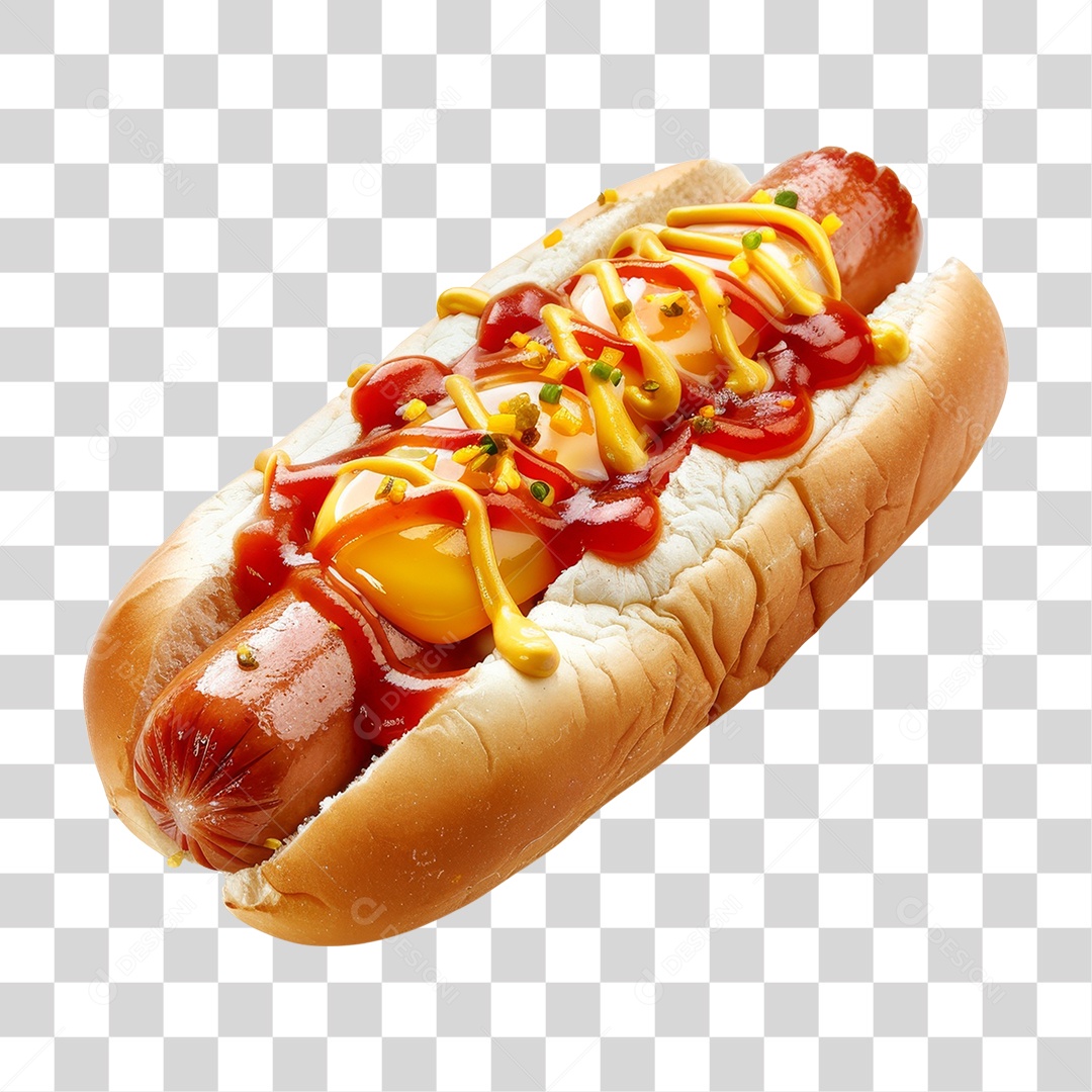 Hot-Dog Lanche PNG Transparente