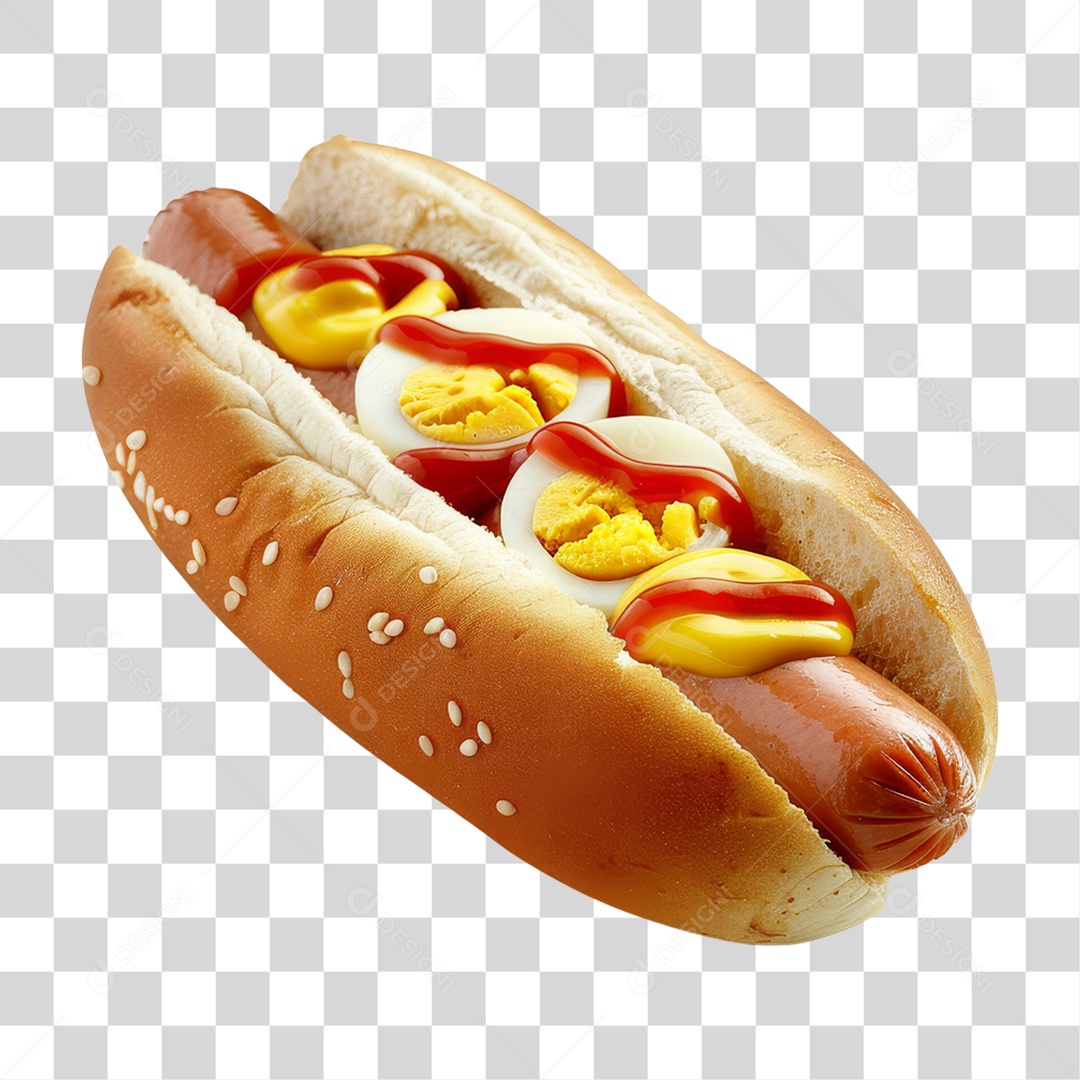 Hot-Dog Lanche PNG Transparente