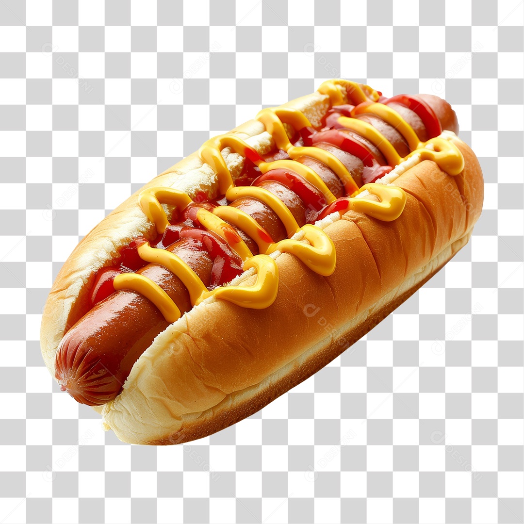 Hot-Dog Lanche PNG Transparente