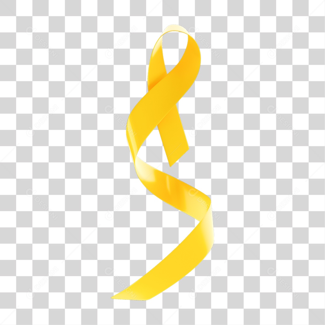 3D Element Tape September Yellow PNG Transparent