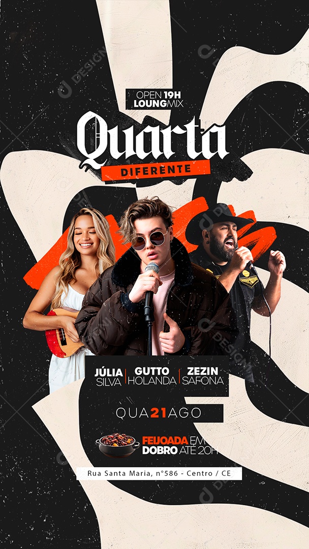 Story Flyer Quarta Diferente Social Media PSD Editável