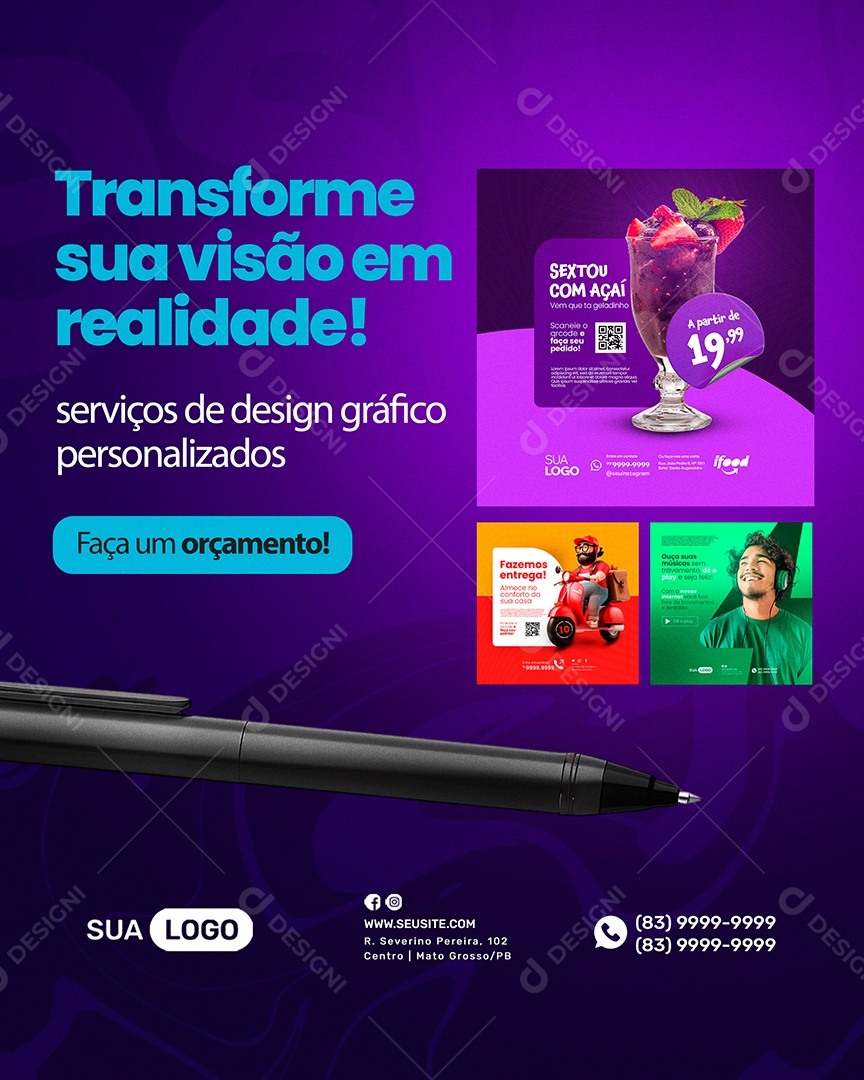 Design Gráfico Social Media PSD Editável