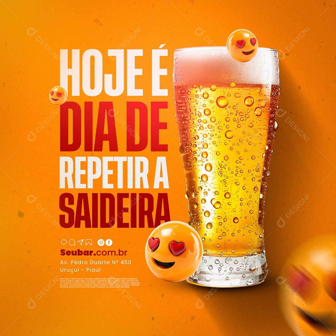 Social Media PSD brewery Editable