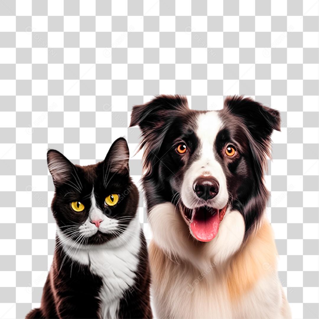 Pets Animal de Estimação Cão e Gato PNG Transparente