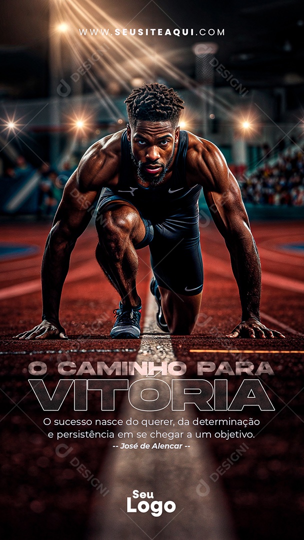 Story O Caminho para Vitória Social Media PSD Editável