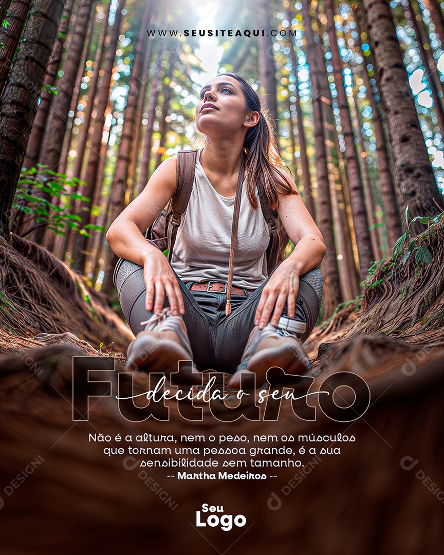 Decida o seu Futuro Social Media PSD Editável