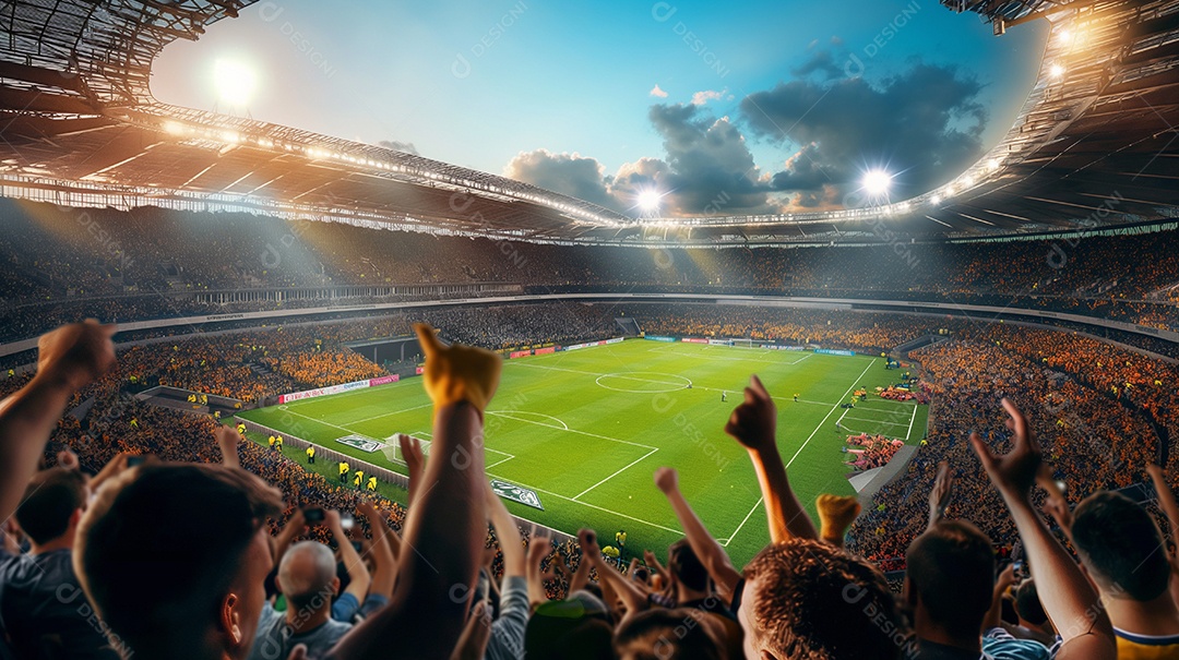 Estádio de futebol para composições