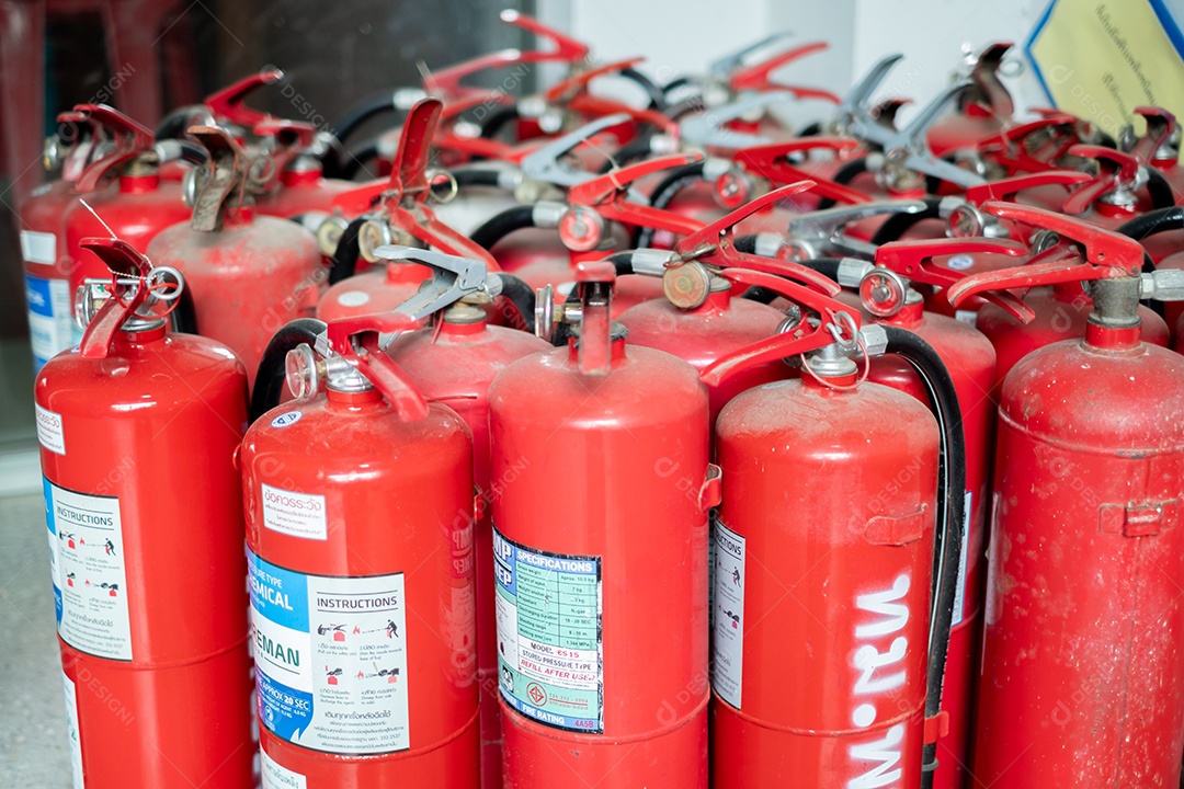 Extintores para prevenção de incêndio