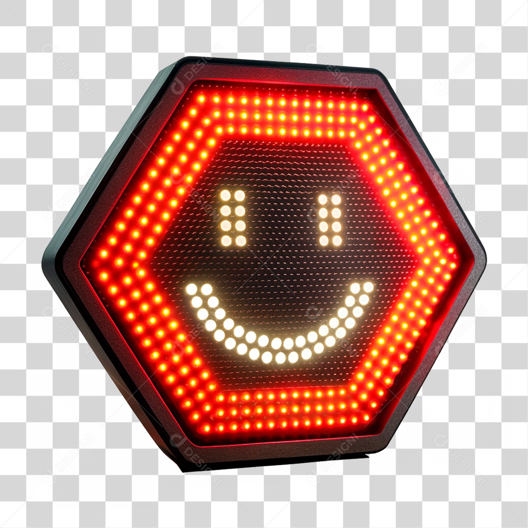 Placa De Led De Emoji PNG Transparente