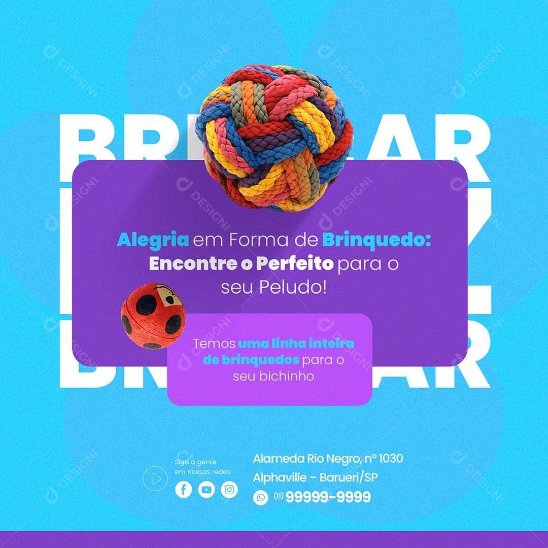 Pet Shop Social Media PSD Editável