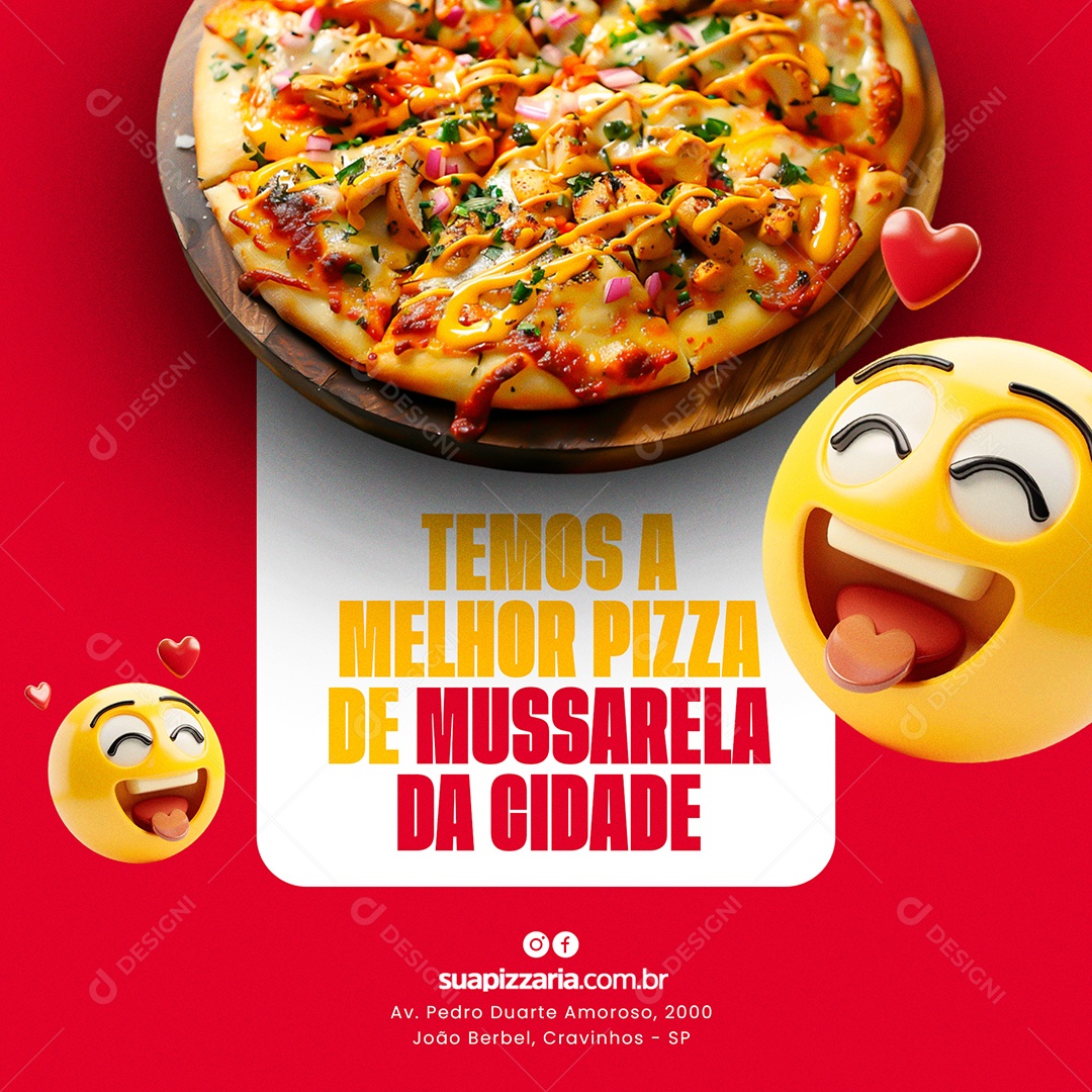 Pizzaria Social Media PSD Editável