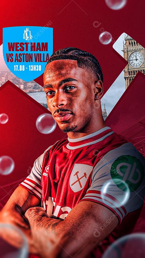 Flyer Maychday Summerville Westham Social Mídia PSD Editável