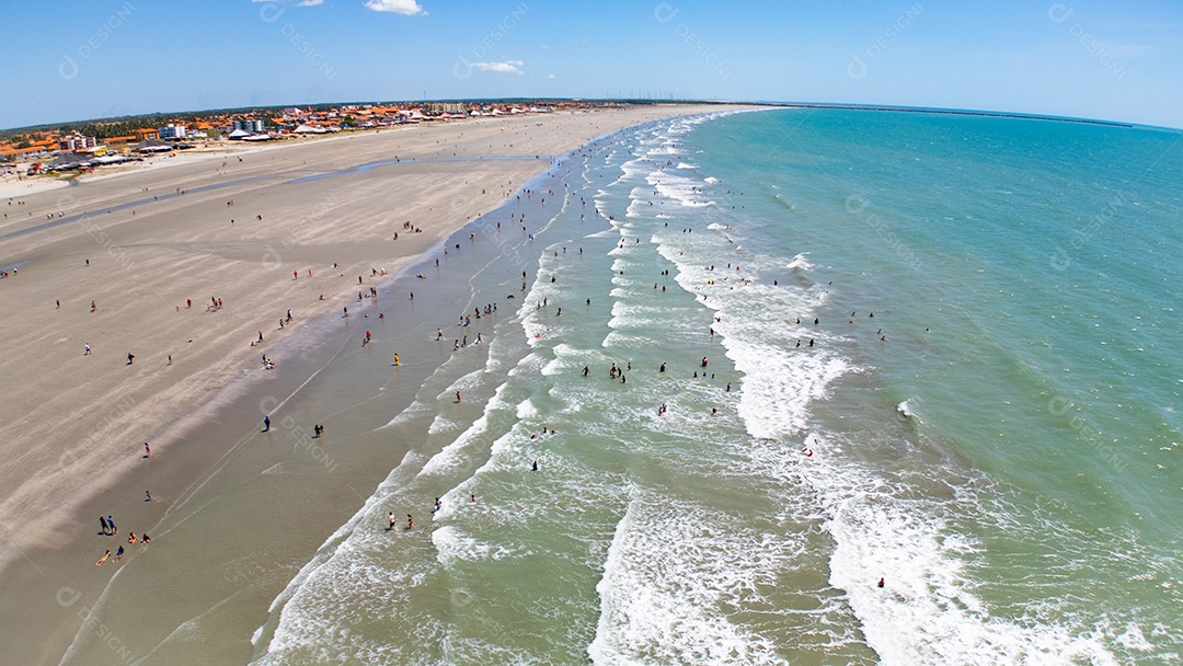 Praia de atalaia na cidade de Luis Correia Piaui