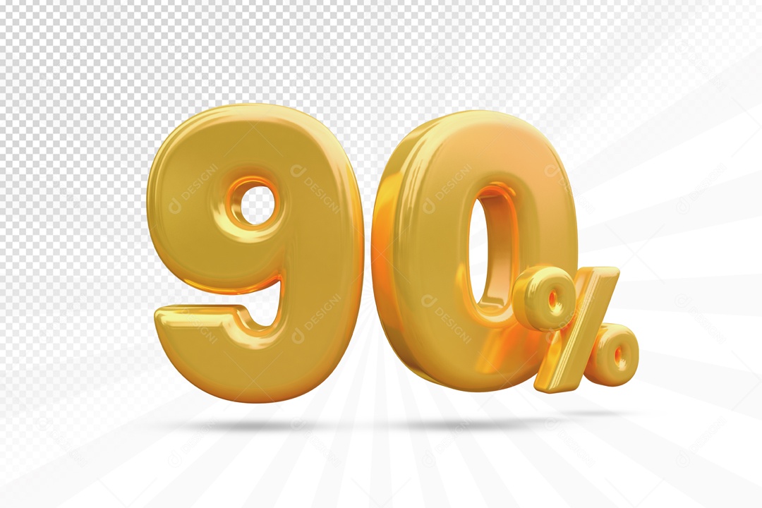 Desconto de 90% Elemento 3D para Composição PSD