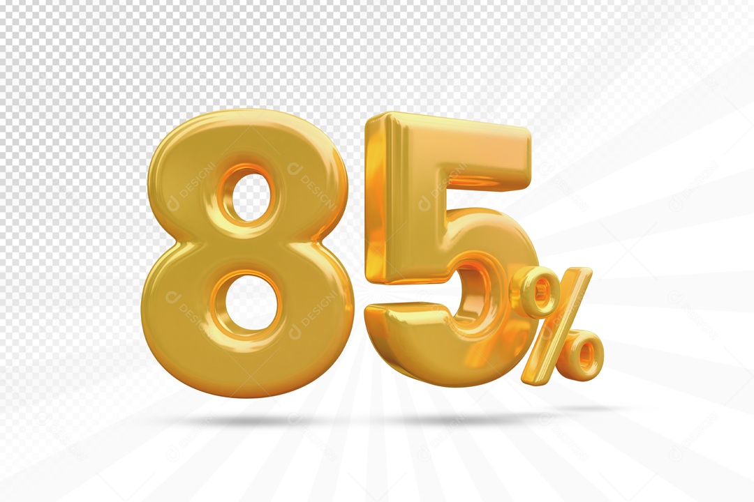 Desconto de 85% Elemento 3D para Composição PSD