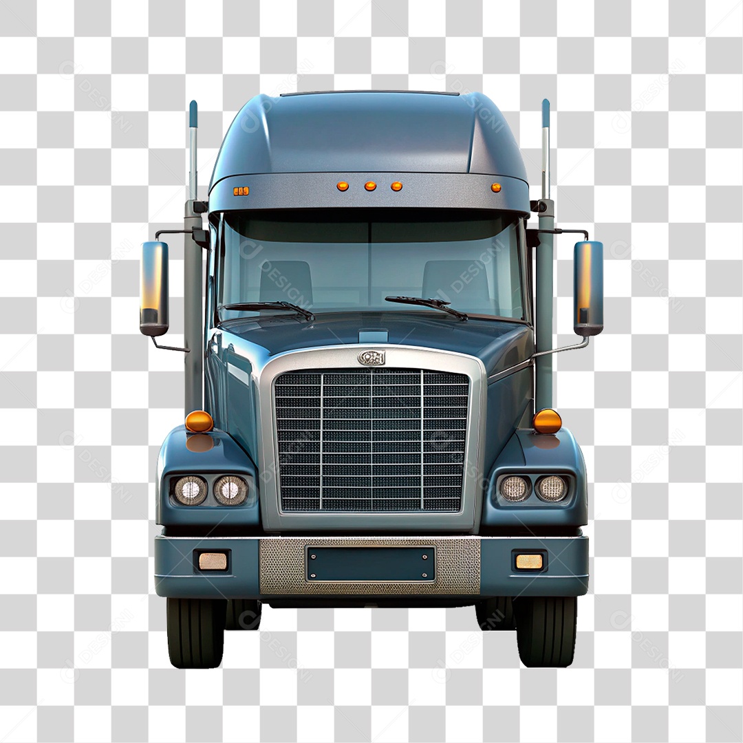 Elemento 3D Caminhão PNG Transparente