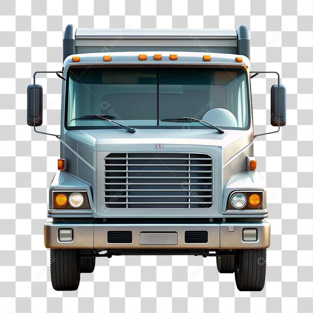 Elemento 3D Caminhão PNG Transparente