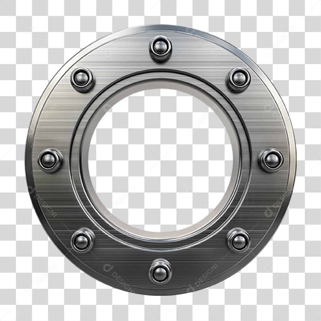 Objeto de Metal Circulo Anel PNG Transparente
