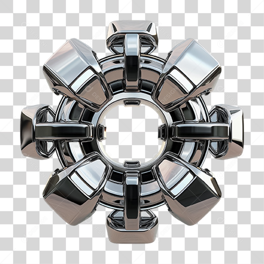 Objeto de Metal Circulo Anel PNG Transparente