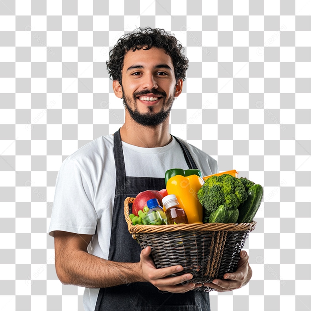 Pessoa que Trabalha em Supermercado PNG Transparente
