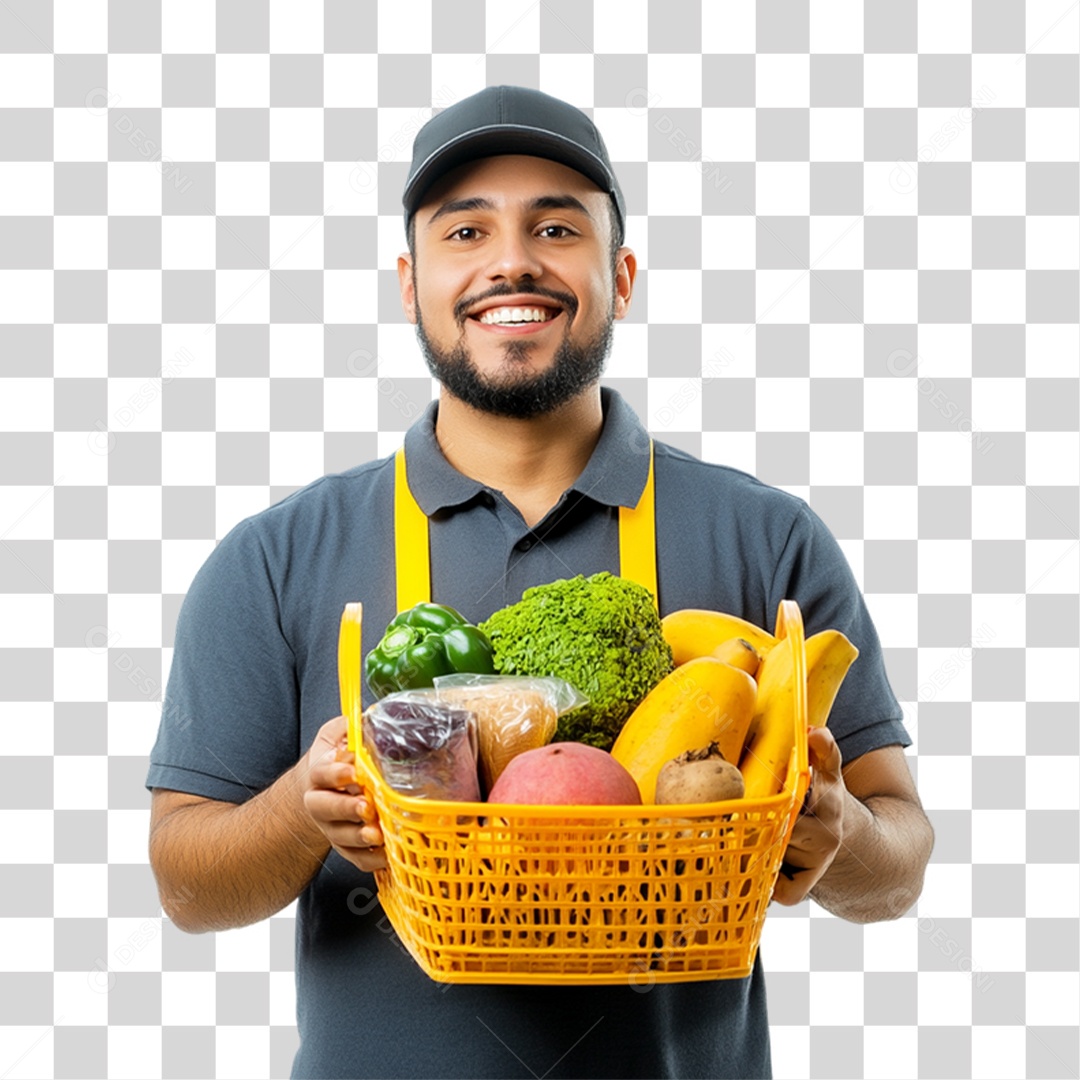 Pessoa que Trabalha em Supermercado PNG Transparente