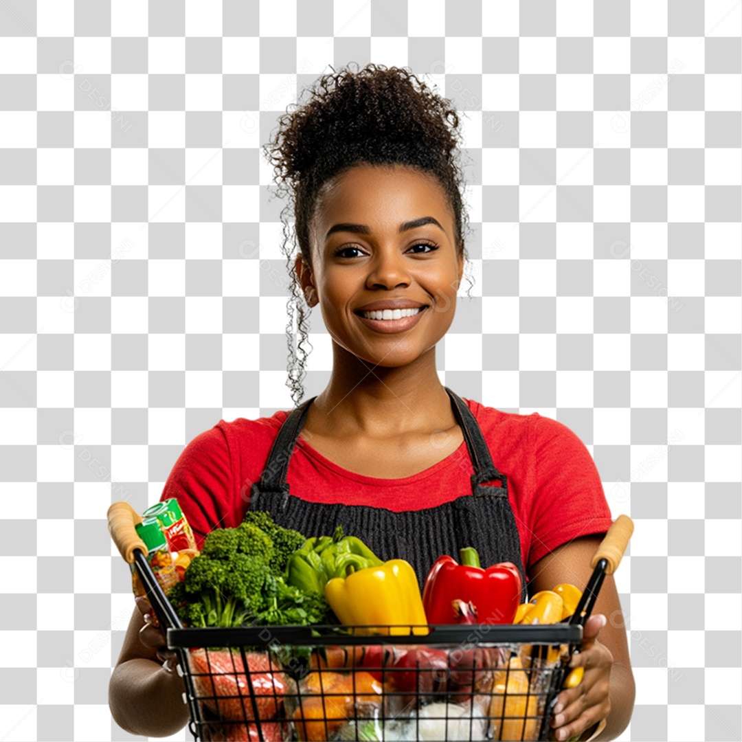 Pessoa que Trabalha em Supermercado PNG Transparente